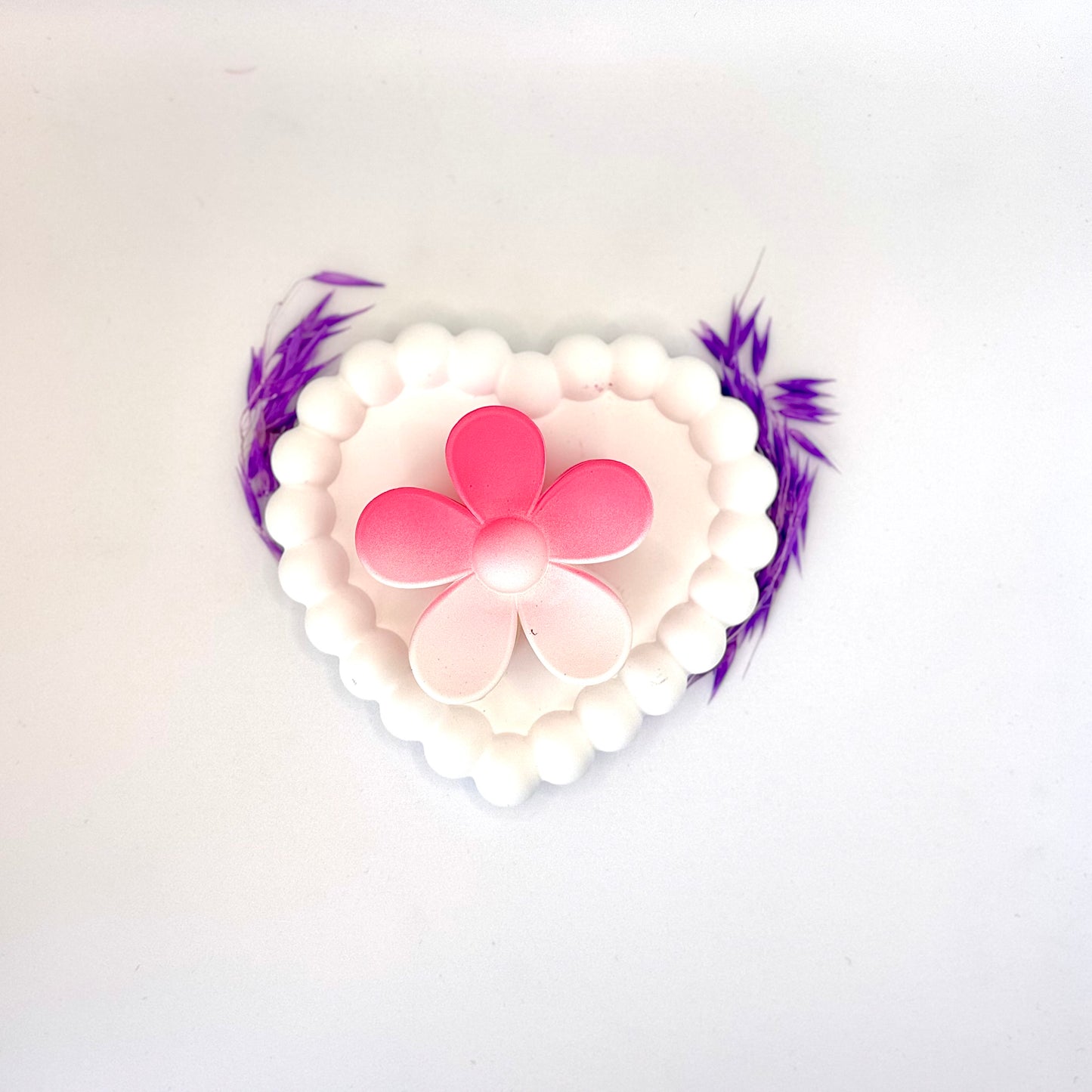 πΈ Blush Bloom β Ombre Flower Hair Clip