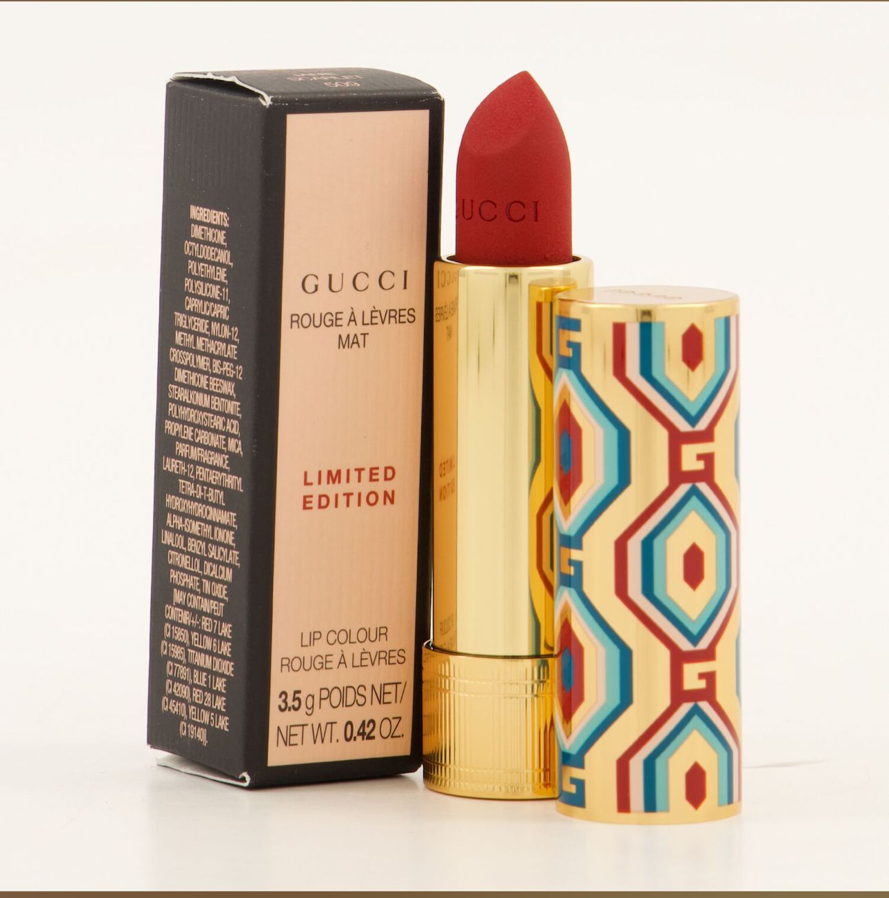 Gucci Rouge à Lèvres Satin Lipstick — 509 Janie Scarlet (Limited Edition) 💎✨