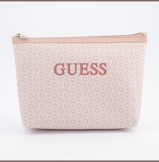 Guess Blush Logo Insignia Cosmetics Bag 🎀✨