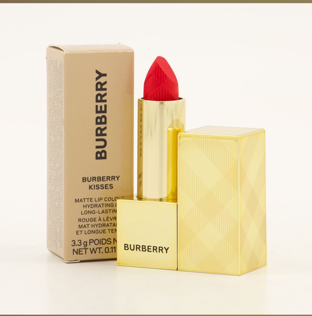 Burberry Kisses Lip Colour — 109 Military Red (3.3g) 💋✨