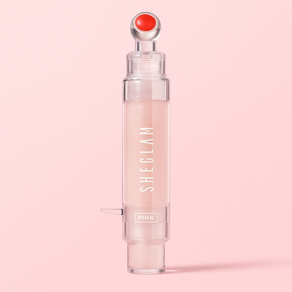 SHEGLAM Booster Shine Plumping Lip Gloss — Pink Flamingo 💋✨