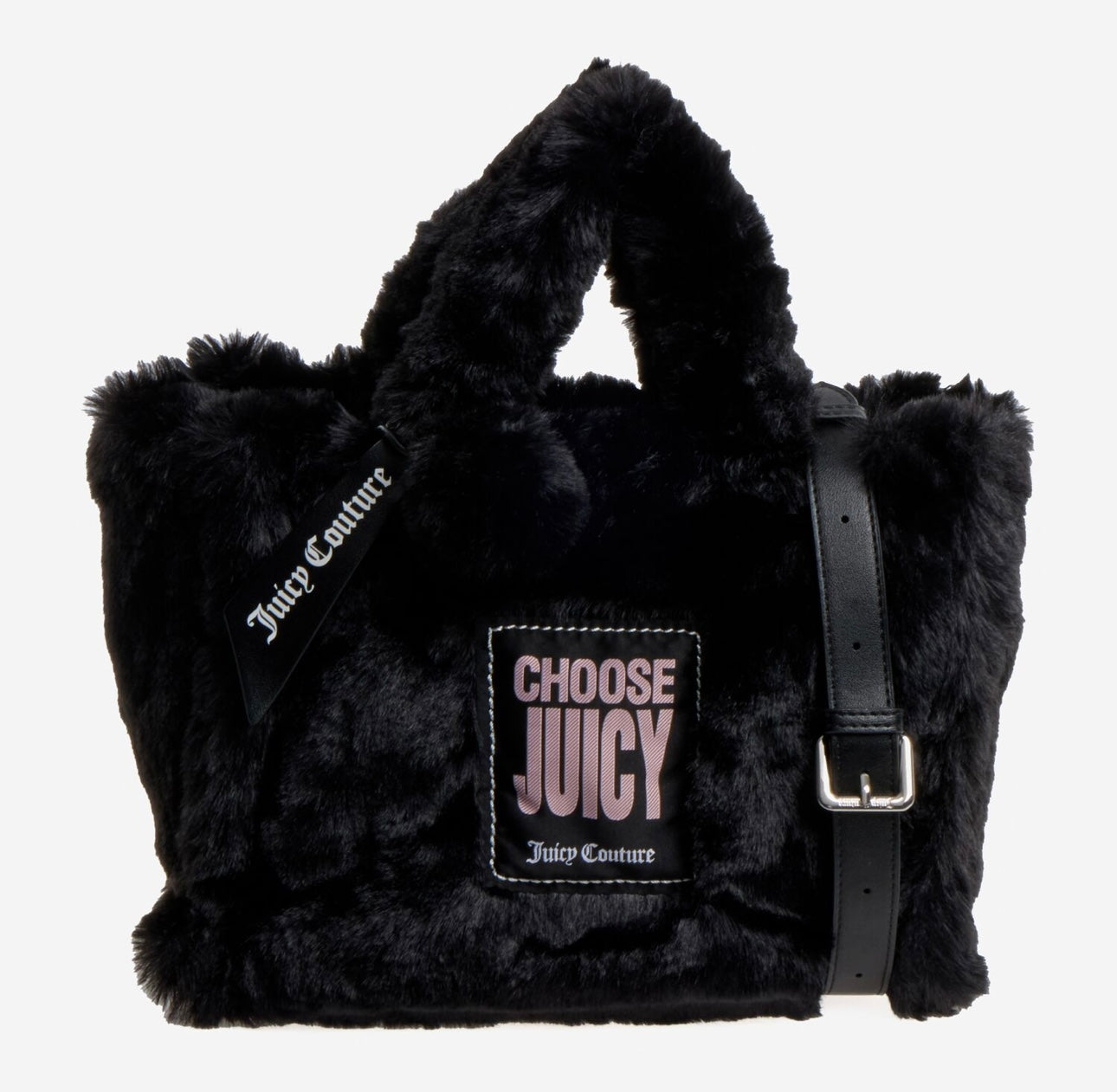 JUICY COUTURE
Black Iris Faux Fur Shopping Grab Bag