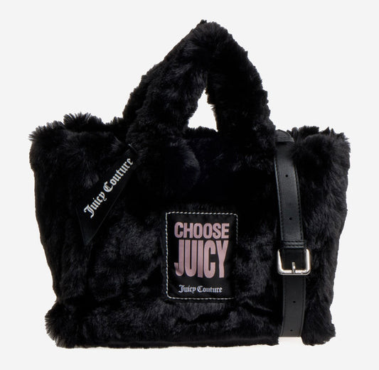 JUICY COUTURE
Black Iris Faux Fur Shopping Grab Bag