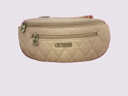 GUESS Quilted Belt Bag – Baby Pink 🌸✨