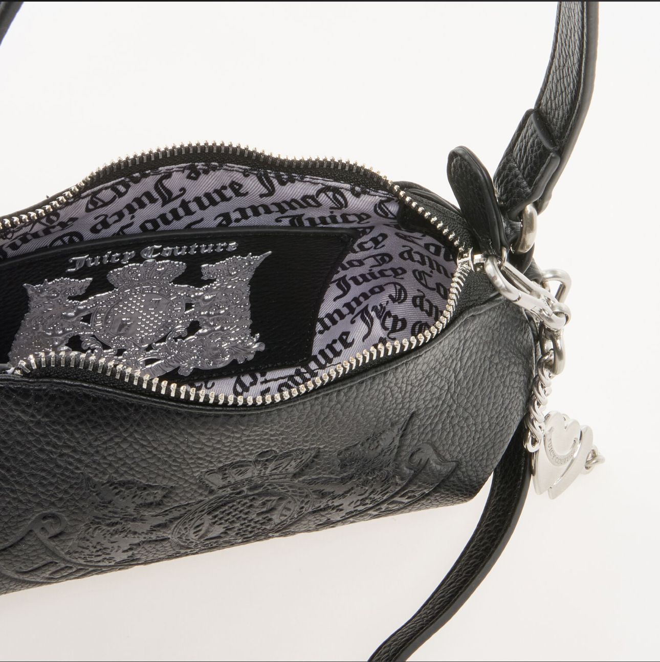Juicy Couture Black Twig Narrative Shoulder Bag 👜🖤