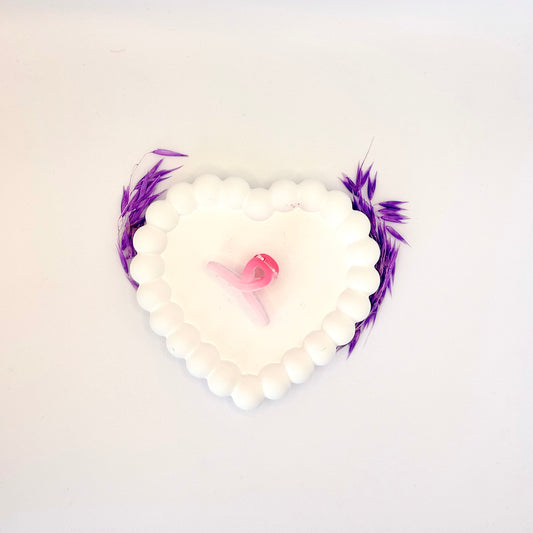 💕 Mini Duo — Pink & White Hair Clip Set