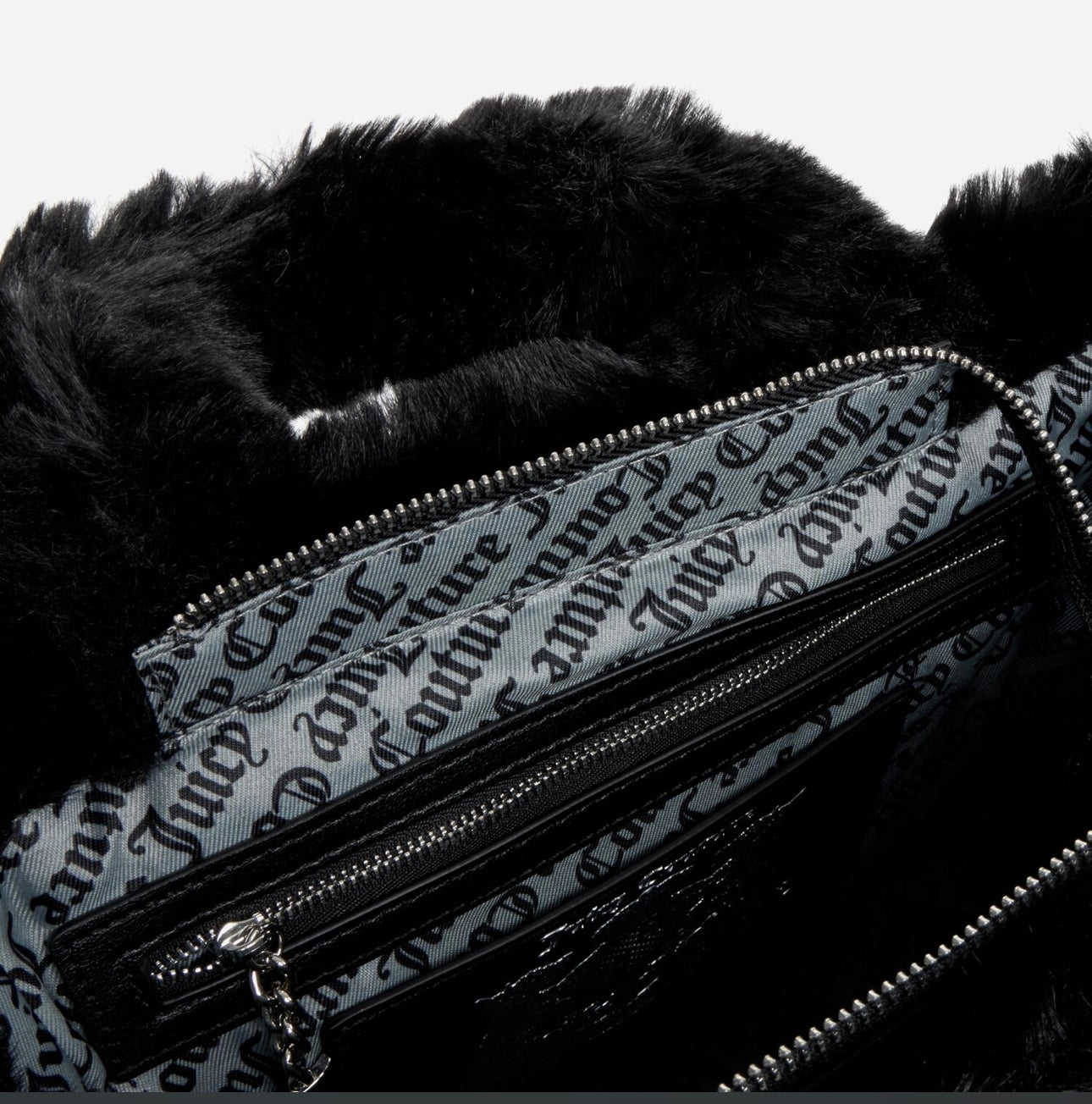 JUICY COUTURE
Black Iris Faux Fur Shopping Grab Bag