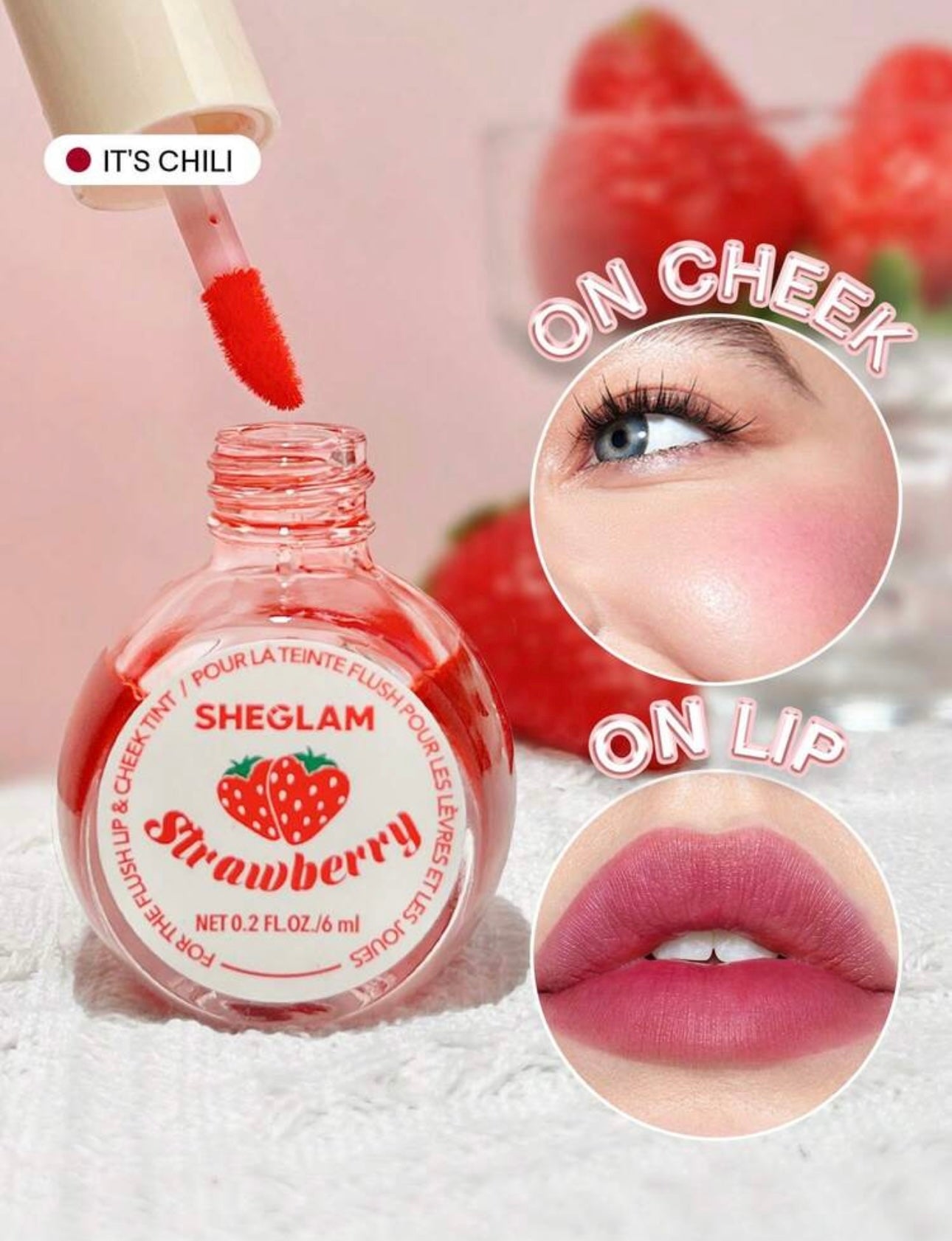 SHEGLAM For The Flush Lip & Cheek Tint — It’s Chili 🔥